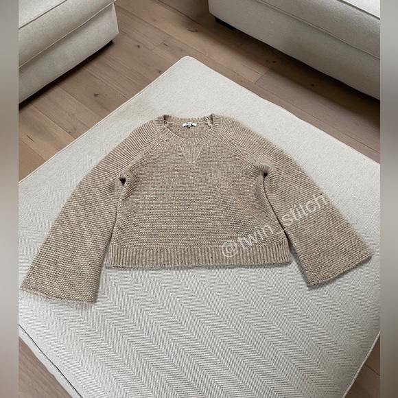 MWL Flecked Wide-Sleeve Pullover Sweater - Picture 2 of 7